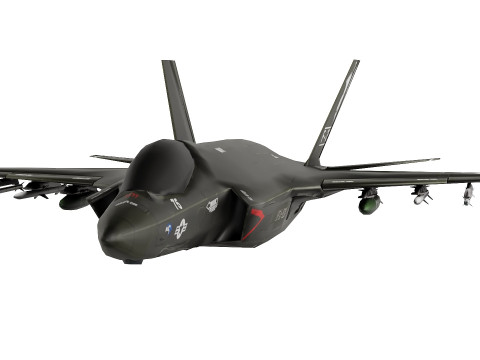 F35 Game Ready low-poly 3D Модель