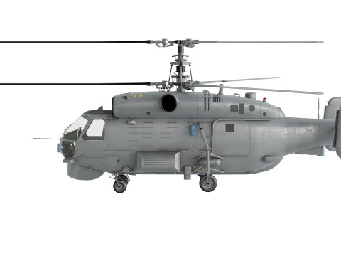 Helicopter Ka-27 lowe-poly 3D Model