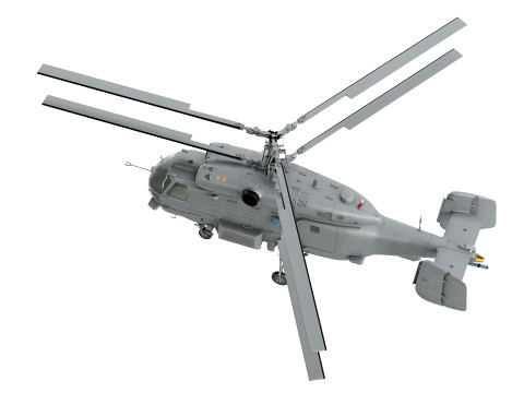 Helicopter Ka-27 lowe-poly 3D Model