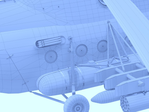 Mi-8MT-Helicopter 3D Модель