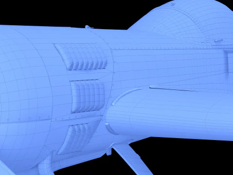 Planer SU low-poly 3D Model