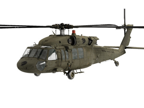 Sikorsky UH 60 Black Hawk US Modelo 3D
