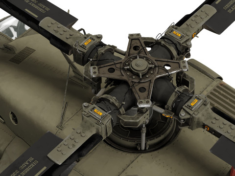 सिकोरस्की यूएच 60 ब्लैक हॉक यूएस 3D मॉडल