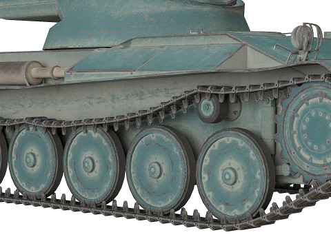 AMX 13 F69 tank 3D Model