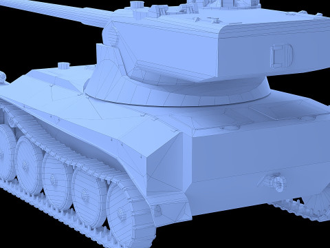 AMX 13 F69 tank 3D Model