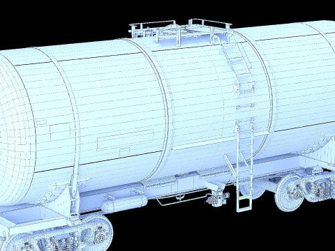Oil tanker 3D Model