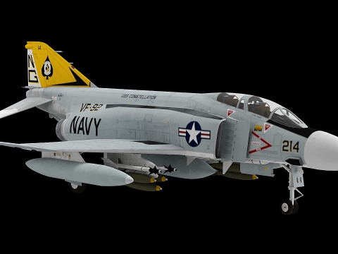 F-4J Fantom 3Dモデル