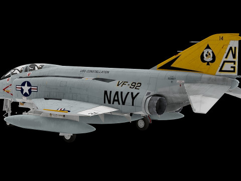 F-4J Fantom Model 3D