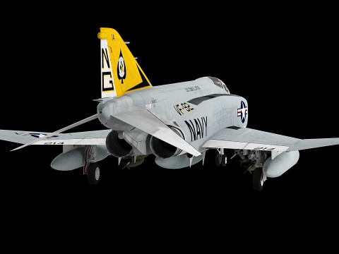 F-4J Fantom Model 3D