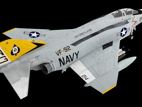 F-4J Fantom Model 3D