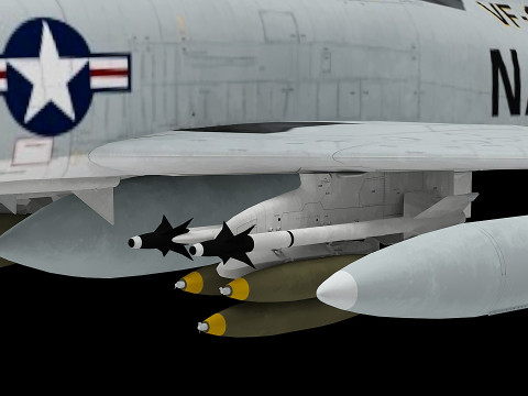 F-4J Fantom Model 3D