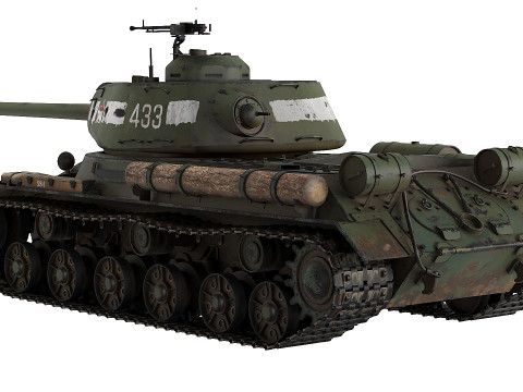 IS-2 Tank Modelo 3D