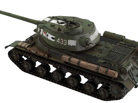 IS-2 Tank Modelo 3D