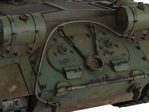 IS-2 Tank Modelo 3D