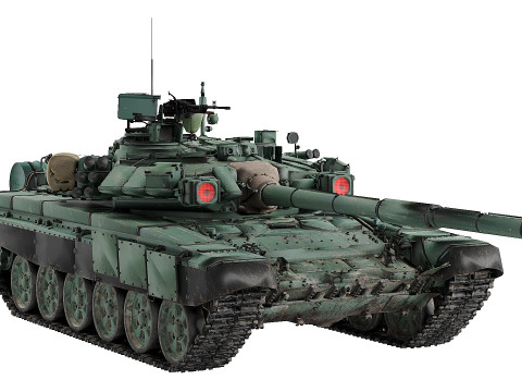 T-90A low-poly model 3D Model