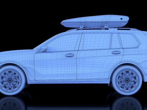 2019 SUV X7 Travel 3D Модель