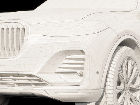 2019 SUV X7 Travel 3D Модель