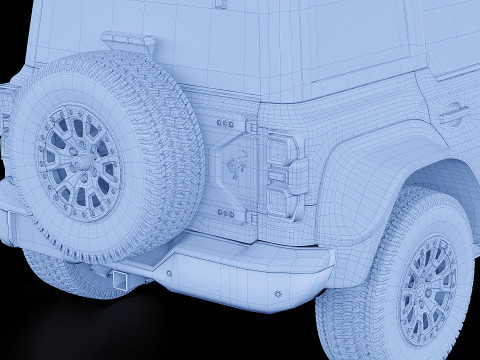 2024 SUV bronco raptor 3D Model