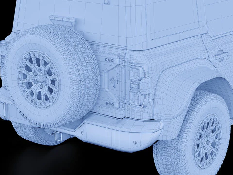 2024 SUV bronco raptor 3D Model