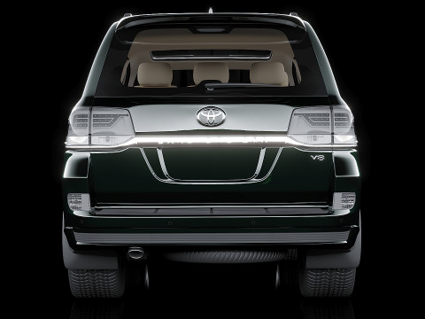 2019 Toyota Land Cruiser 200 3D Model