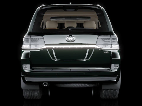 2019 Toyota Land Cruiser 200 3D Model