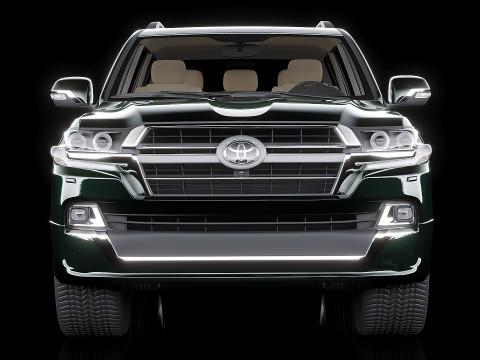 2019 Toyota Land Cruiser 200 3D Model