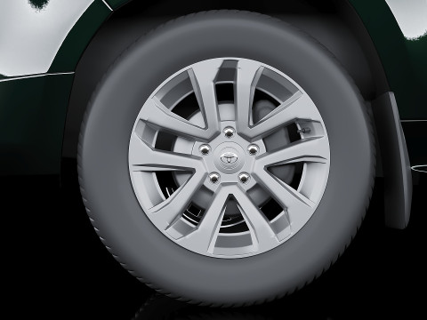 2019 Toyota Land Cruiser 200 3D Model
