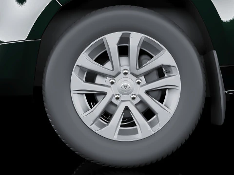 2019 Toyota Land Cruiser 200 3D Model