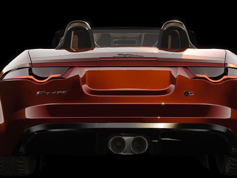 2015 Jaguar F-TYPE 3D Model