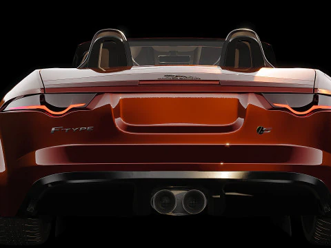 2015 Jaguar F-TYPE 3D Model