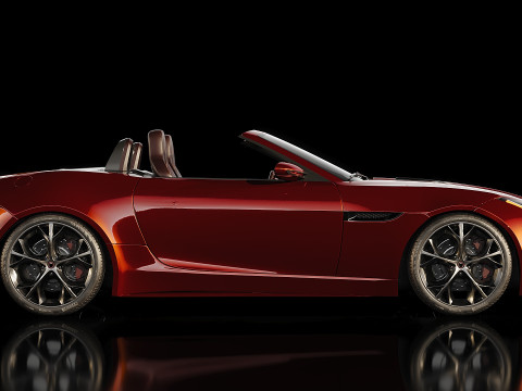 2015 Jaguar F-TYPE 3D Model