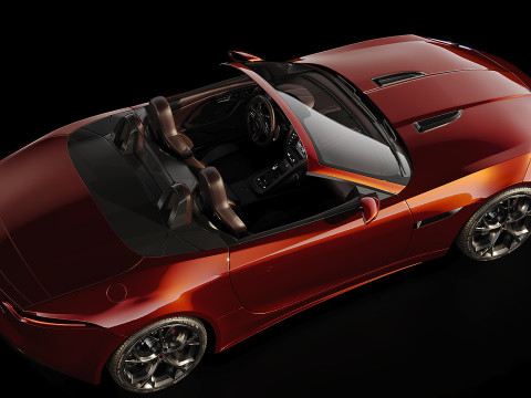 2015 Jaguar F-TYPE 3D Model