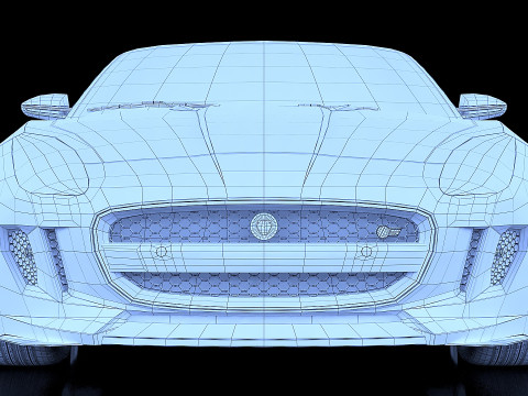 2015 Jaguar F-TYPE 3D Model