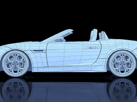 2015 Jaguar F-TYPE 3D Model