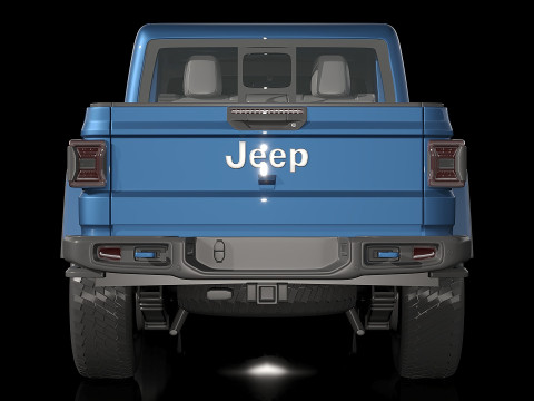 Jeep Gladiator JT Rubicon 2020 3D Model