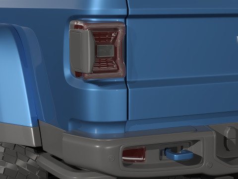 Jeep Gladiator JT Rubicon 2020 3D Model
