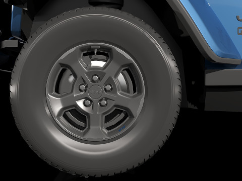 Jeep Gladiator JT Rubicon 2020 3D Model