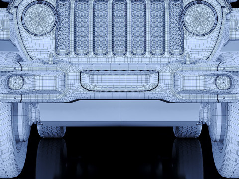 Jeep Gladiator JT Rubicon 2020 3D Model