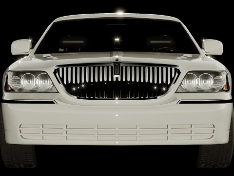 Lincoln Limousine 1999 3D Model
