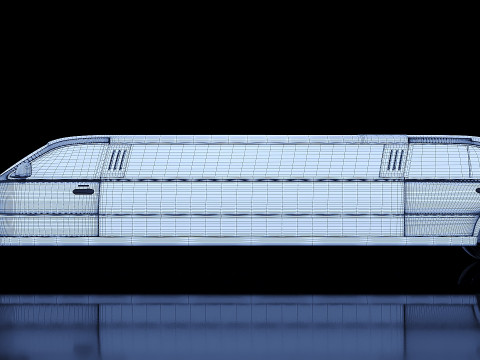 Lincoln Limousine 1999 3D Model