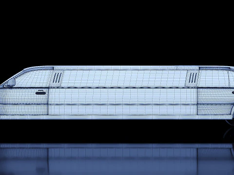 Lincoln Limousine 1999 3D Model