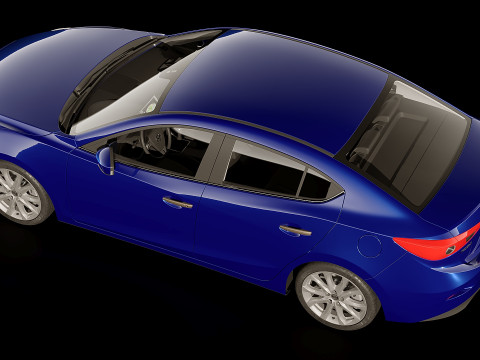 Mazda 3 Hatchback 2016 3D Model