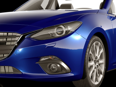 Mazda 3 Hatchback 2016 3D Model