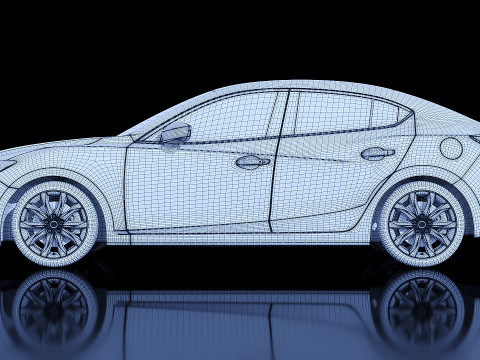 Mazda 3 Hatchback 2016 3D Model