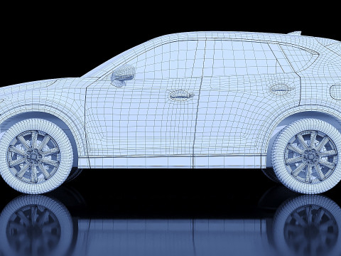 Mazda CX5 2014 3D Model