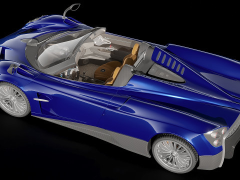 Pagani Huayra 2018 3D Model