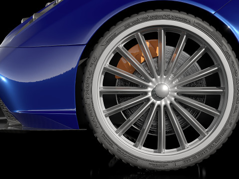 Pagani Huayra 2018 3D Model