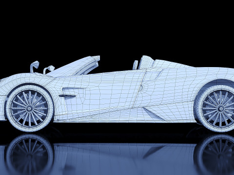Pagani Huayra 2018 3D Model