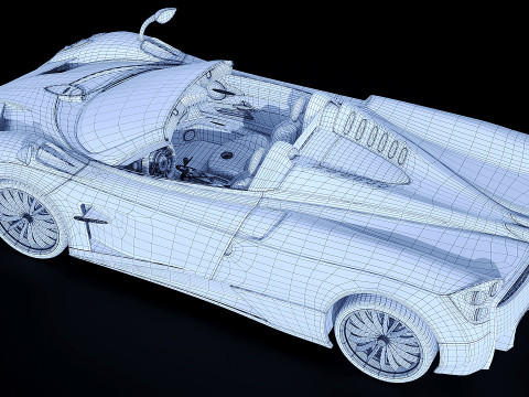 Pagani Huayra 2018 3D Model