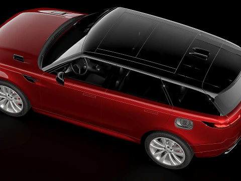 Гибрид Range Rover Sport 2024 года 3D Модель